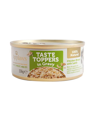 APPLAWS Taste Topper pui, miel in sos 72 x 156 g + 72 x 156 g GRATIS pui in sos