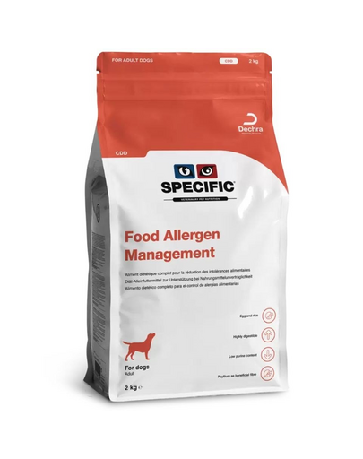 SPECIFIC Dog CDD Food Allergen Management 2 kg hrana caini cu alergii alimentare