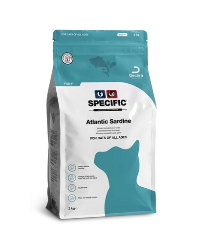 SPECIFIC Cat FQD-F Atlantic Sardine 2 kg Hrana cu sardine si krill pentru pisici de toate varstele