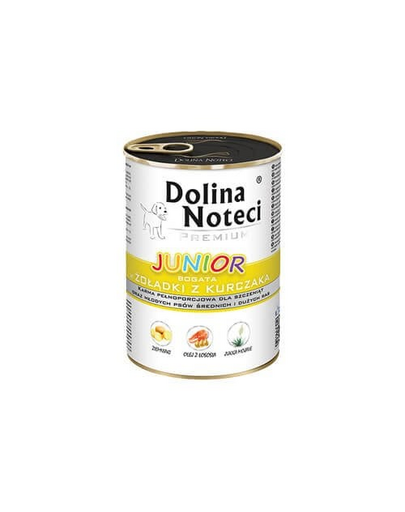 DOLINA NOTECI Premium Junior bogat în stomac de pui 400 gr