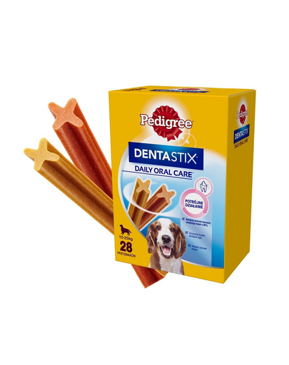 PEDIGREE DentaStix (rase medii) recompensa dentitie caini 28 buc 4x180g