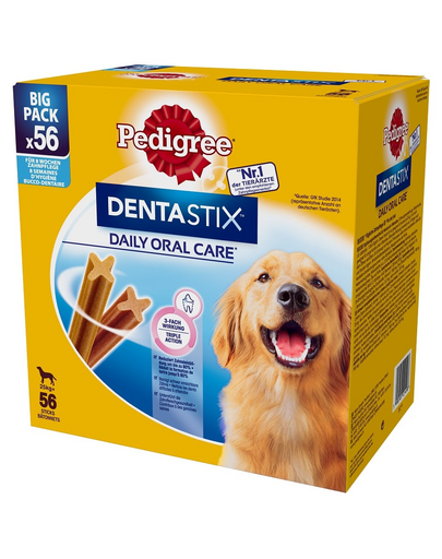 PEDIGREE Dentastix (rase mari) recompense dentare caini 56 buc (8x270g)