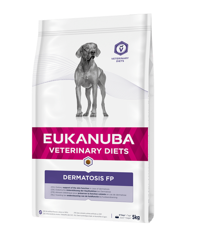 EUKANUBA Veterinary Diets Dermatosis Hrana uscata caini adulti cu sensibilitati, fp dieta veterinara 5 kg