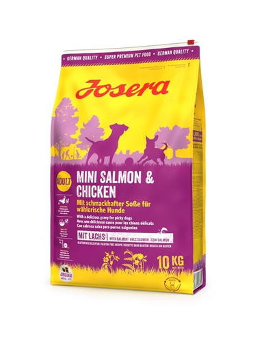 JOSERA Mini Salmon&Chicken 10kg pentru câini adulți de talie mică