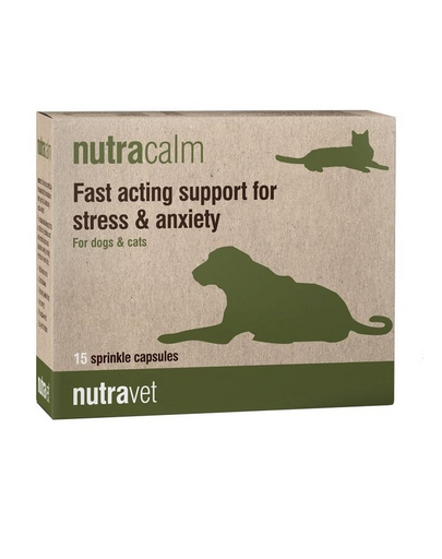 NUTRAVET Nutracalm 15 capsule caini si pisici, stres si anxietate