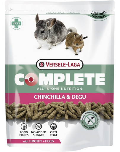 VERSELE-LAGA Complete hrana completa pentru Chinchilla si veverita Degu 500 g