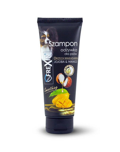 FREXIN Sampon pentru caini 2in1 cu balsam, jojoba si mango 220 g