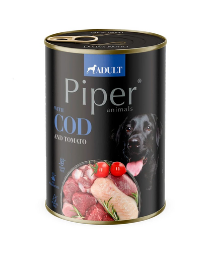 DOLINA NOTECI PIPER Hrana umeda pentru caini, cod si rosii 400 g