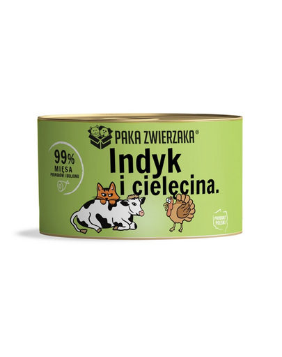 PAKA ZWIERZAKA Hrana umeda pisica 200 g curcan si vitel