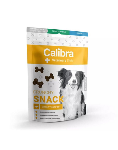 CALIBRA Veterinary Diet Crunchy Snack Vitality Support 120 g gustare crocanta pentru caini adulti