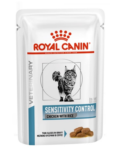 ROYAL CANIN Cat Sensitivity pui si orez 85 g x 48 hrana umeda dietetica pentru pisici adulte care prezinta reactii alimentare adverse