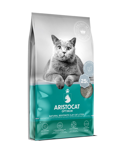 ARISTOCAT Optimum Natural 25 l asternut bentonita pentru litiera pisici