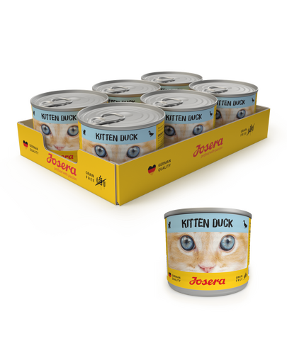 JOSERA Kitten conserva cu rata 200g 6+1 GRATIS hrana pisoi