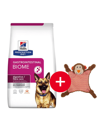 HILL\'S Prescription Diet Canine GI Biome 10 kg hrana pentru caini cu afectiuni digestive + jucarie GRATIS