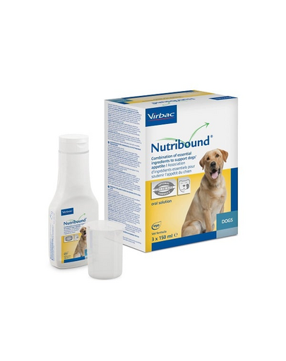 VIRBAC Nutribound Dog 3x150ml suspensie orala pentru caini in convalescenta