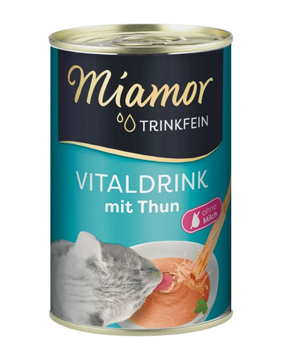 MIAMOR Trinkfein Snack lichid cu ton, pentru pisica 12x135 g