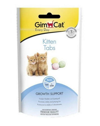 GIMCAT Every Day Tabs Kitten 40 g Recompense pentru pisoi in crestere