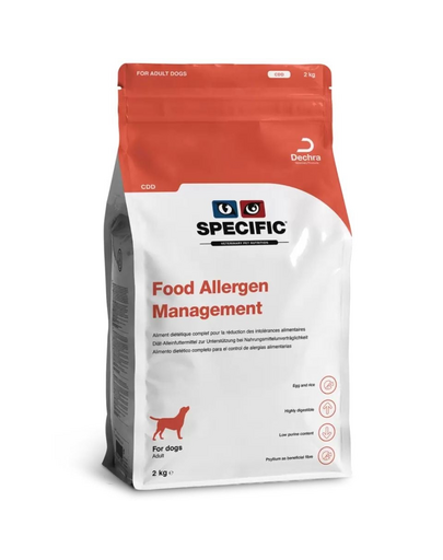 SPECIFIC Dog CDD Food Allergen Management 2 kg hrana caini cu alergii alimentare