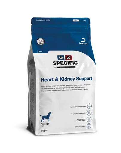 SPECIFIC Dog CKD Heart & Kidney Support 2 kg insuficienta cardiaca, renala sau hepatica hrana caini