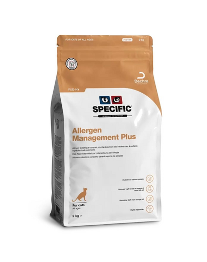 SPECIFIC Cat FOD-HY Allergen Management Plus 2 kg hrana pisoi si pisici adulte cu alergii mixte