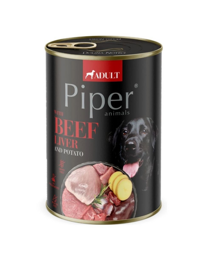 PIPER ficat de vita si cartof 400g hrana umeda pentru caini