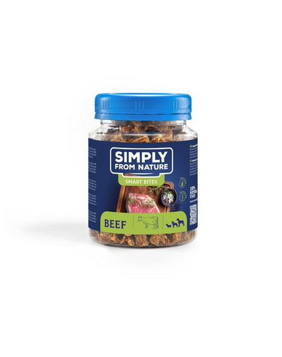 SIMPLY FROM NATURE Smart Bites Recompense cu vita pentru caini 130 g