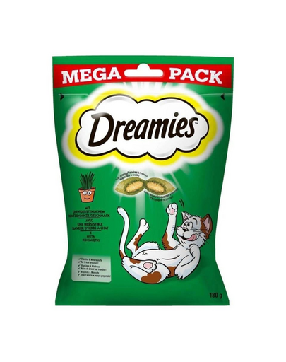 DREAMIES Gustare pentru pisici 180g cu catnip