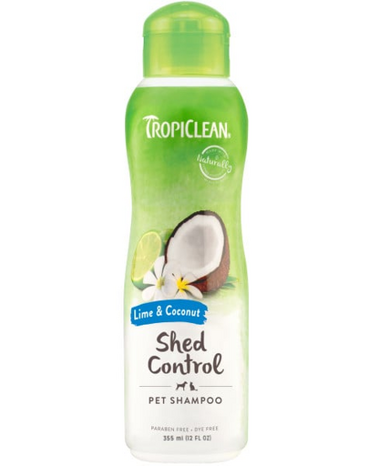 TROPICLEAN Lime & Coconut Shed Control Shampoo 355ml sampon caini si pisici reduce caderea parului