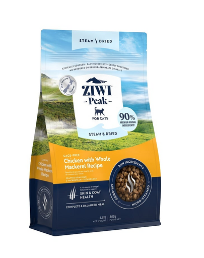 ZIWIPEAK Cat Steam & Dried hrana cu pui pentru pisica 800 g