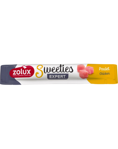 ZOLUX Recompensa crema pentru pisici SWEETIES cu pui 14 g