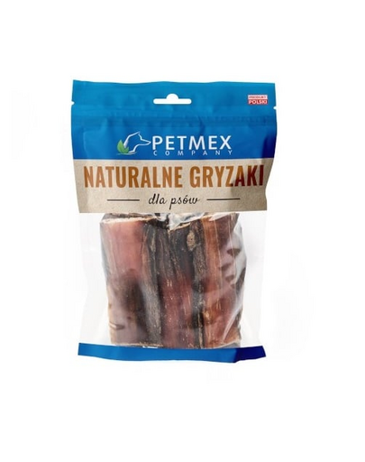 PETMEX Esofag de vita recompensa naturala pentru caini 100 g