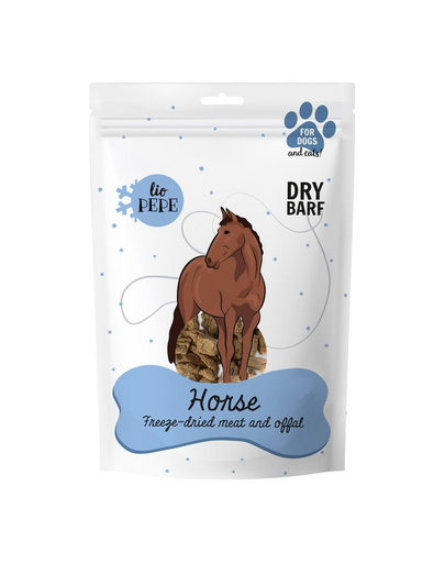 PAKA ZWIERZAKA PEPE Freeze-dried snack caini si pisici, ficat de cal liofilizat 60g