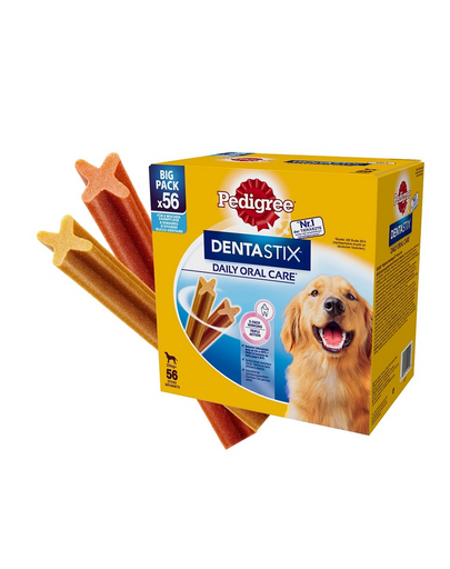 PEDIGREE Dentastix (rase mari) recompense dentare caini 56 buc (8x270g)