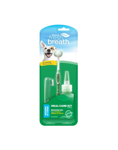 TROPICLEAN Fresh Breath Oral Care Small Dog Kit 59ml kit igiena orala pentru caini de talie mica si medie