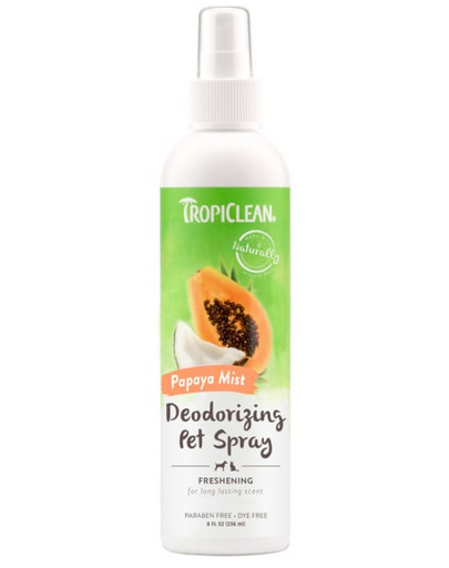 TROPICLEAN Papaya Mist Deodorizing Spray 236ml spray pentru caini si pisici