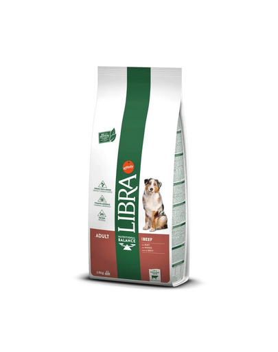 LIBRA Dog Adult Beef hrana caini 12kg cu vita