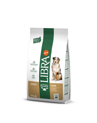 LIBRA Dog Adult Lamb mancare pentru caini cu miel 12kg