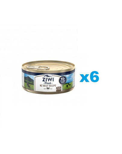 ZIWIPEAK Cat Beef conserva cu vita pisici 6x85 g