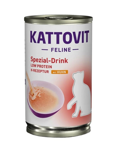 KATTOVIT Cat Diet Drinks Niere-Renal Drink de pui 135 ml pentru pisica