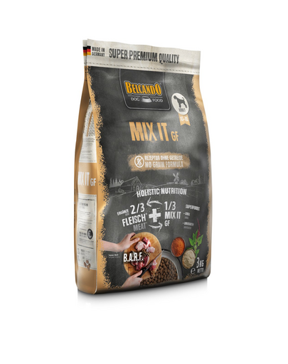 BELCANDO Mix It Grain Free hrana uscata fara cereale pentru caini adulti, talie XS-XL, 3 kg