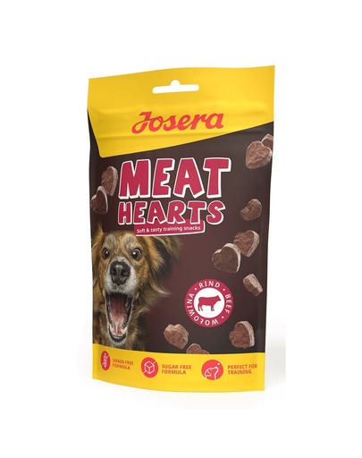 JOSERA Meat Hearts Beef recompense dresaj cu vita 70g