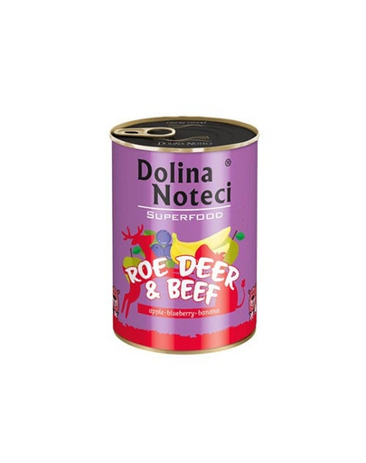 DOLINA NOTECI Premium SuperFood căprioară și vită 400 g