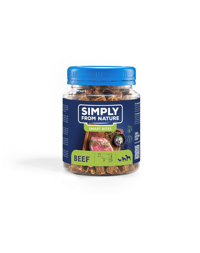 SIMPLY FROM NATURE Smart Bites Recompense cu vita pentru caini 130 g