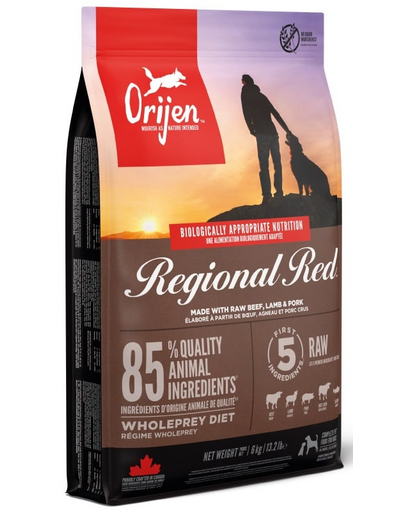 ORIJEN Regional Red 6 kg hrana uscata pentru caini de toate rasele, varstele