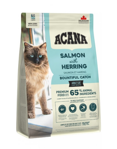 ACANA Bountiful Catch Cat Hrana uscata pisici adulte, cu somon 1,8 kg