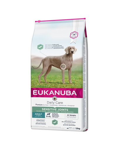 EUKANUBA Daily Care Adult Sensitive Joints hrana uscata caini adulti cu articulatii sensibile 12 kg