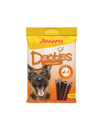 JOSERA Denties with Duck&Carrot 180g Batoane dentare caini cu rata si morcov