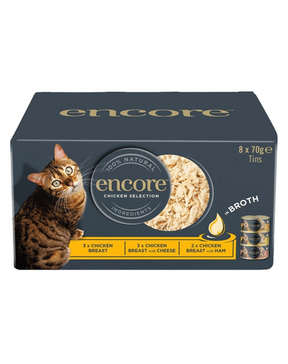 ENCORE Cat Multipack plicuri hrana pisici 32x70g pui in sos