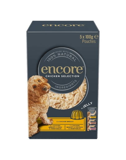 ENCORE Dog Multipak mix plicuri hrana caini 20x100g pui in jeleu