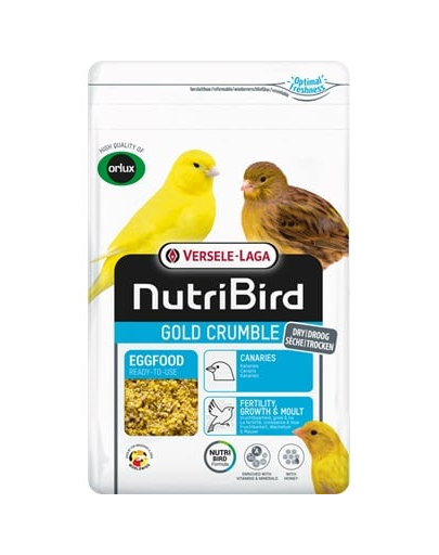 VERSELE-LAGA NutriBird Gold Crumble Canaries 1kg hrana cu ou pentru canari